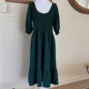 Green nap dress from Hill House Home